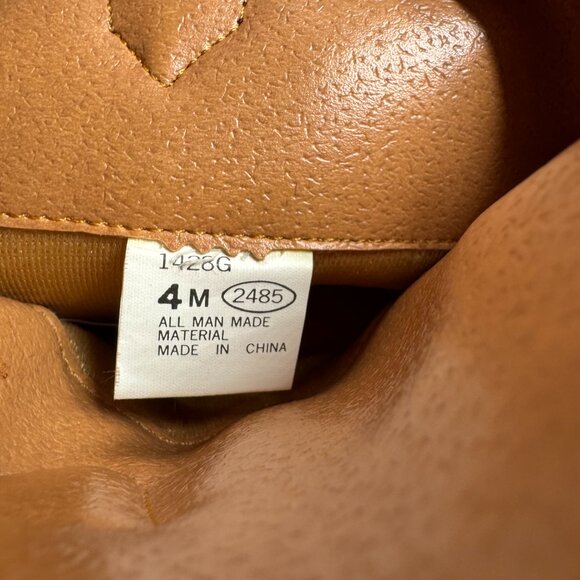 Vintage Faux Leather Red and Black Western Cowgirl Boots Size 4M - Picture 8 of 8